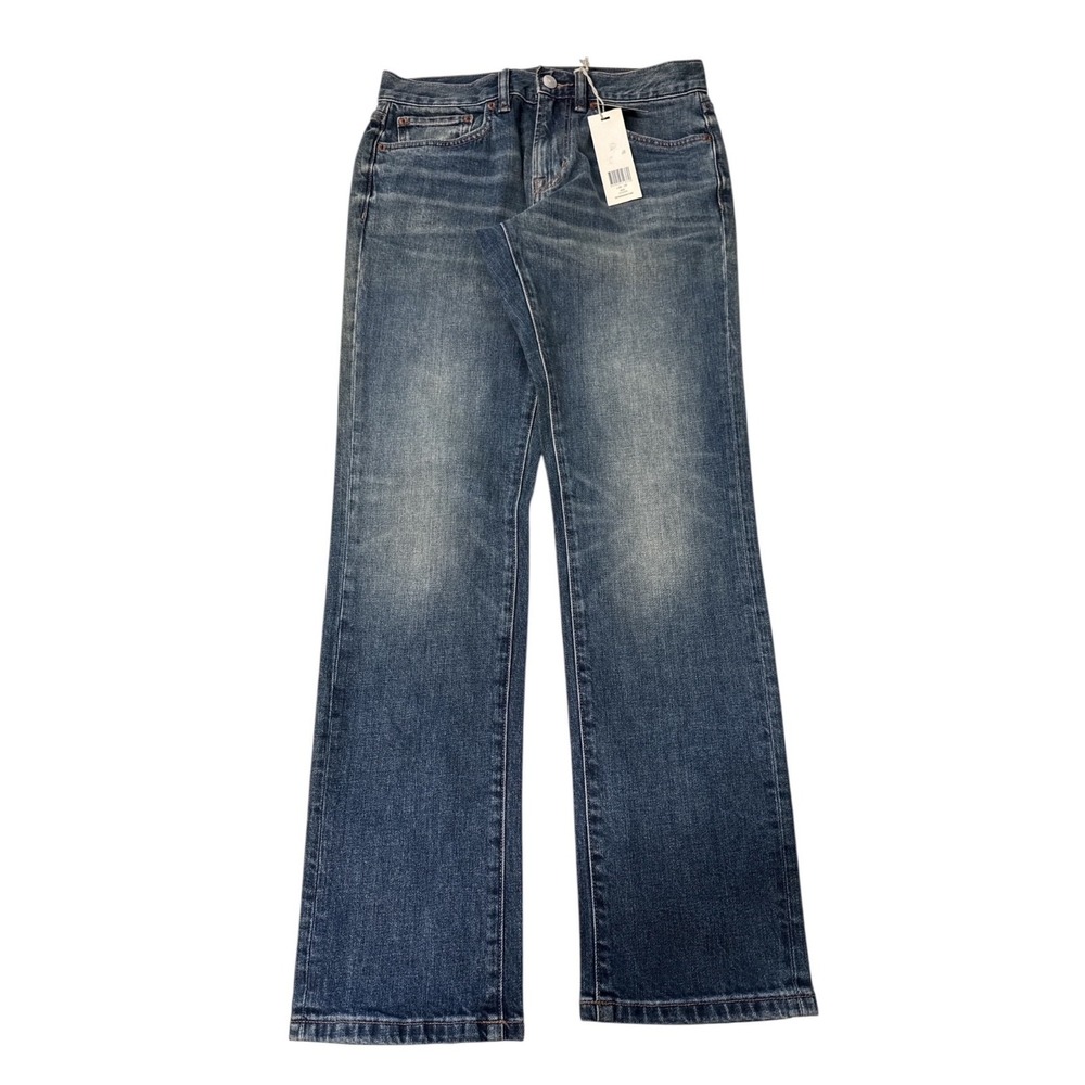 Outerknown‎ S.E.A. Classic Straight Jeans Whiskered Wash Organic Cotton 28x30